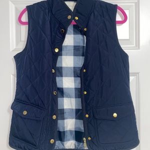 Blue Quilted Vest